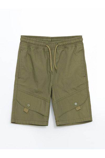 LC Waikiki Standard Pattern 100% Cotton Gabardine Fabric Boy's Shorts