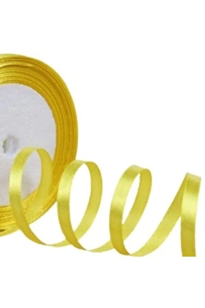 DESTİ GO Panglică din satin 3 cm 10 metri galben
