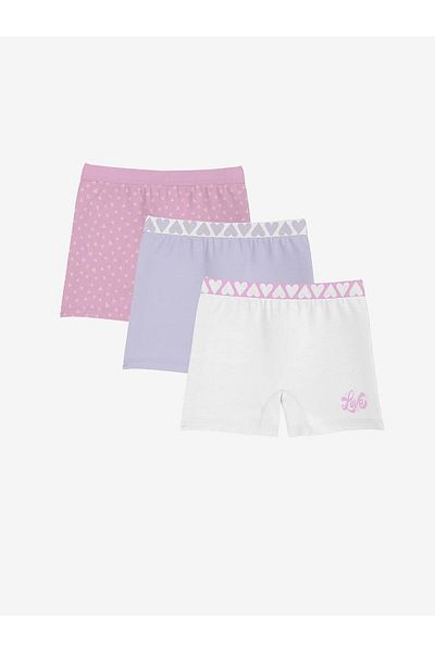 LC Waikiki Boxeri pentru fete imprimate LCW Kids 3 piese (S5)