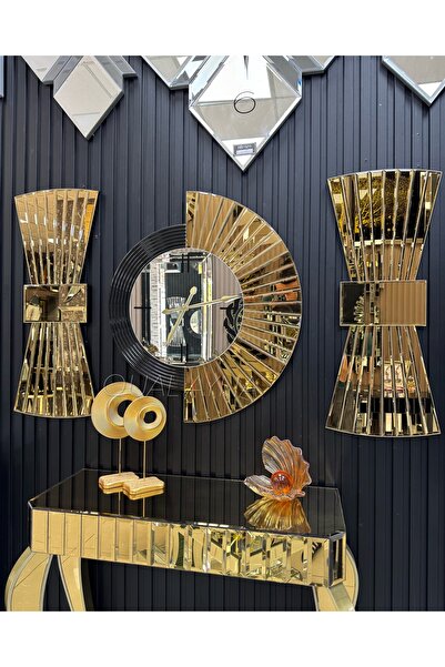 QUAL 3’lü YELPAZE SAAT VE APLİK MODEL AYNALAR