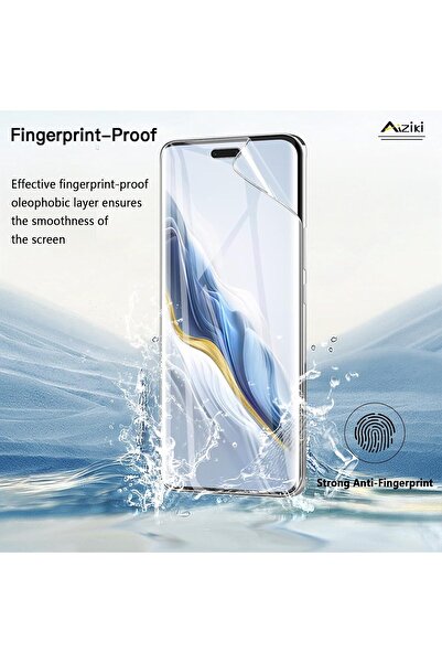 aheaks Honor Magic 6 Pro Hydrogel Ekran Koruyucu İnce Jelatin - İnce ve Esnek