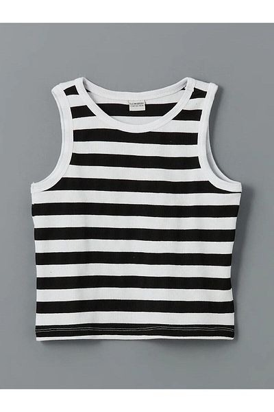 LC Waikiki Lcw Kids Crew Neck Girls Crop Undershirt (S5)