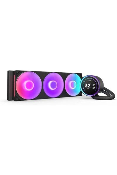 Nzxt مبرد وحدة المعالجة المركزية السائل Kraken Elite 360 RGB - أسود