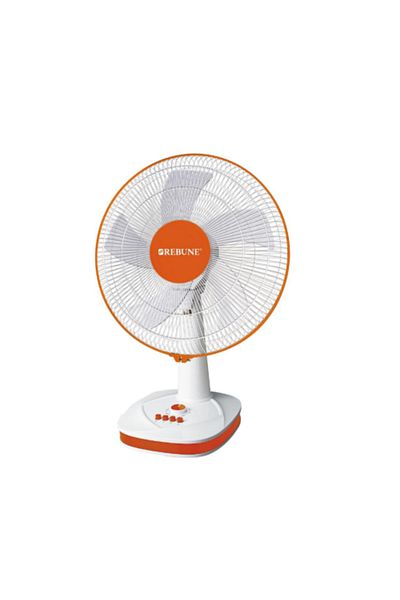 rebune Ribbon Electric Fan 16 Inch - 3 Speeds - 45 Watts - White - RTF-16-005