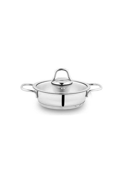Altabi Sc Haf Er Held Steel Sahan with Glass Cover 20 cm