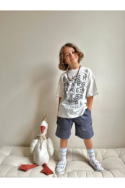 WİKİBOOM Ted Baker Written Waiter Boy Shorts Boy's Suit