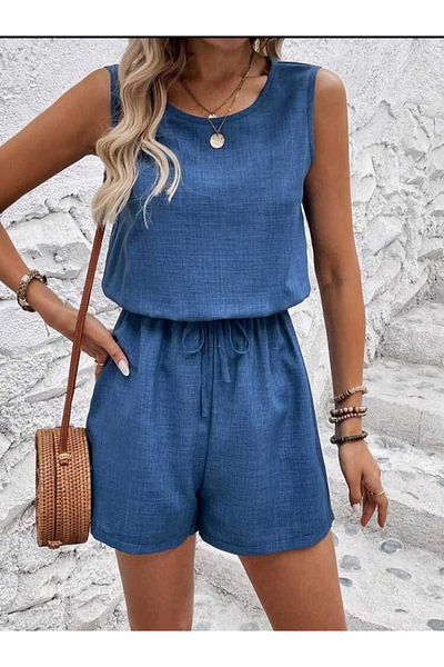 Cardee Root Dyeing Linen Shorts Suit