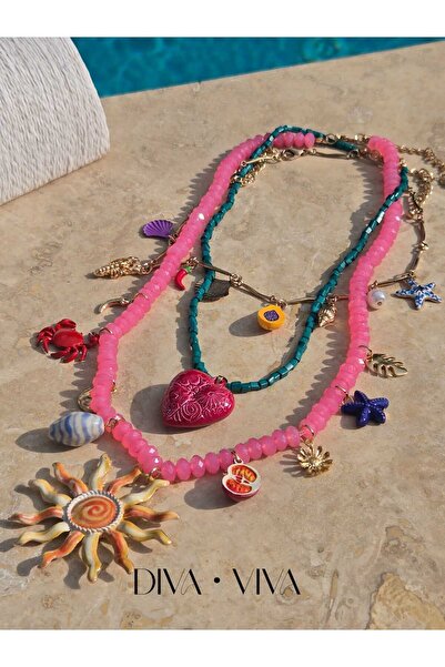 DivaViva ديفا فيفا - مجموعة قلادة SunWave Trio