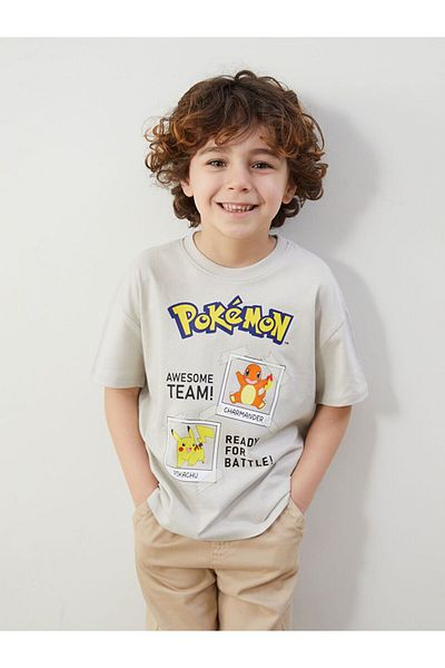 LC Waikiki Lcw Kids Crew Neck Pokemon Printed Boys T-Shirt
