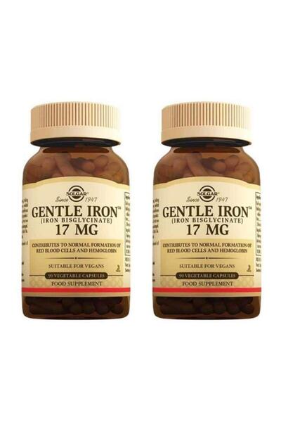 Solgar Gentle Iron 17mg 90 Kapsül 2 Adet