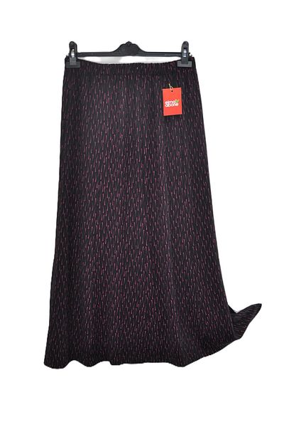 elma abone Plus Size Pigment Combed Cotton Elastic Mother's Skirt