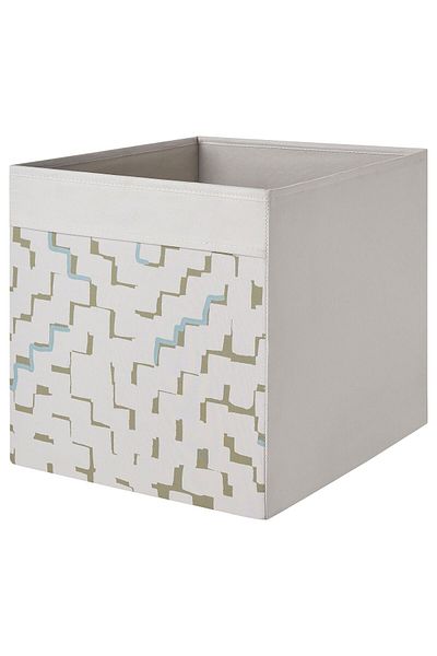 Magika Design Dröna Patterned Beige Color Organizer Storage Box, 33X38X33 cm