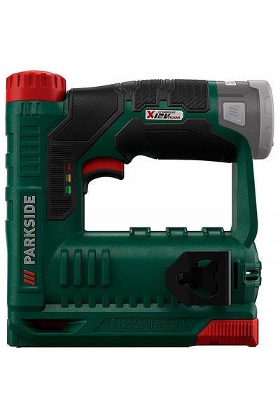 PARKSIDE Capsator TAKER PAT 12 B2, Parkside, Plastic, Include 400 capse/100 cuie, 18,5x5x16,8 cm, Verde