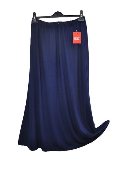 elma abone Plus Size Pigment Combed Cotton Elastic Mother's Skirt
