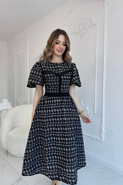 HELİS BUTİK Fiona Fisto Black Dress