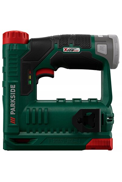 PARKSIDE Capsator TAKER PAT 12 B2, Parkside, Plastic, Inclus 400 capse/100 cuie, 18.5x5x16.8 cm, Verde