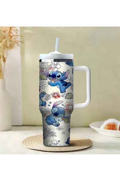OzzConcept Stich Quencher Tumbler |   40 oz (1.18 Lt) Quencher Thermos with Straw