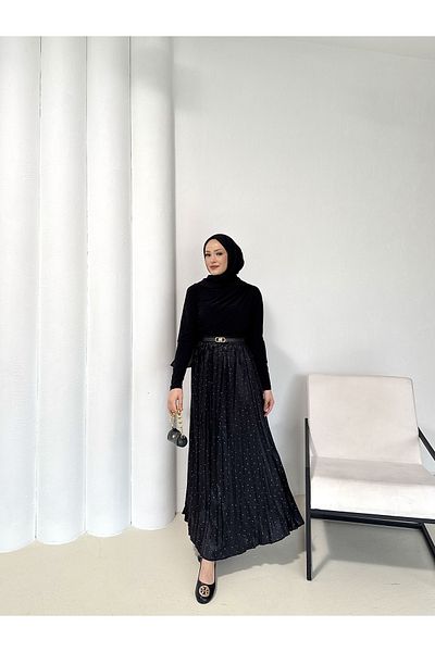 MissPul Stoned Pleated Skirt 36-42 Compatible