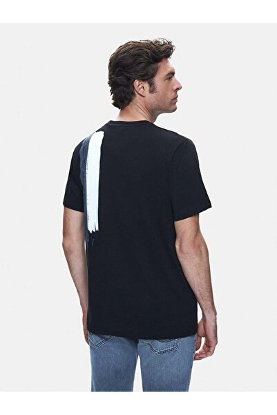 Ltb Ανδρικό μπλουζάκι με κοντό μανίκι με λαιμόκοψη σε σχήμα Ο 1225845446089