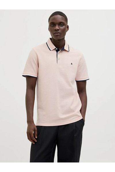 Jack & Jones Poloshirt Einfarbig Hemdkragen Poloshirt