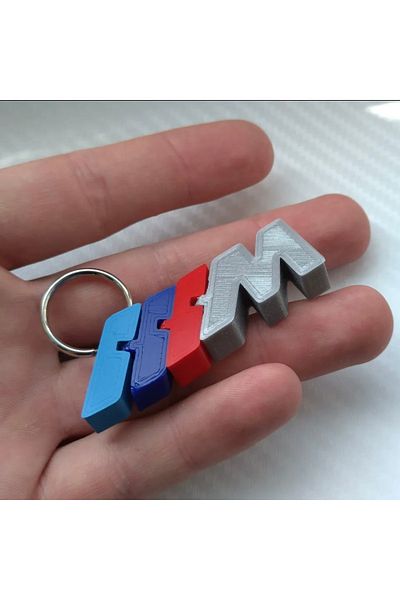 3D Bmw m Keychain (Flex)