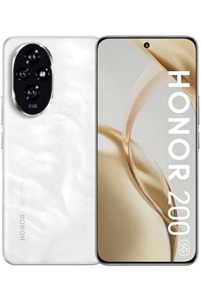 HONOR 200 5G 12GB RAM + 256GB Dual SIM Moonlight White - Middle East Version