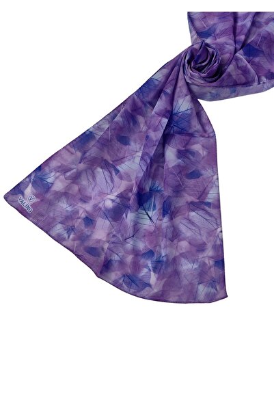 mim eşarp Valino Voile Twill Scarf 45X110 cm - Leaf Pattern, Lightweight and ...