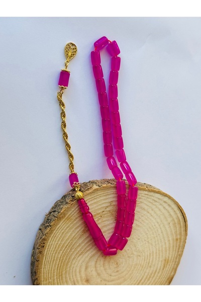 Katalin سبحة زجاجية على شكل طائرة باللون الفضي