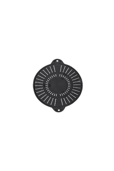 Ernesto Silicone Pan Sieve 3-in-1, 20-28 cm, Splash Protection, Strainer, Dish Holder