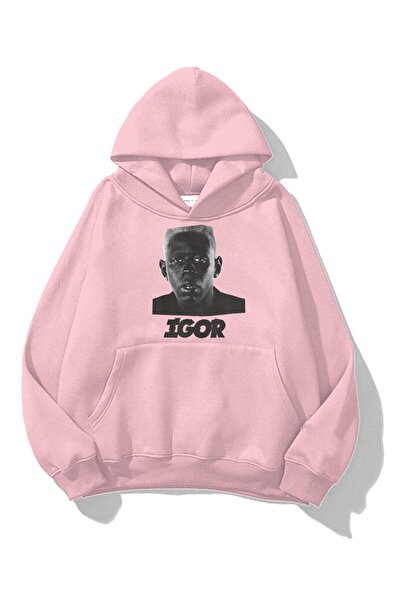 LUMSHİNE Unisex Igor Tyler the Creator Sweatshirt Hoodie Pink