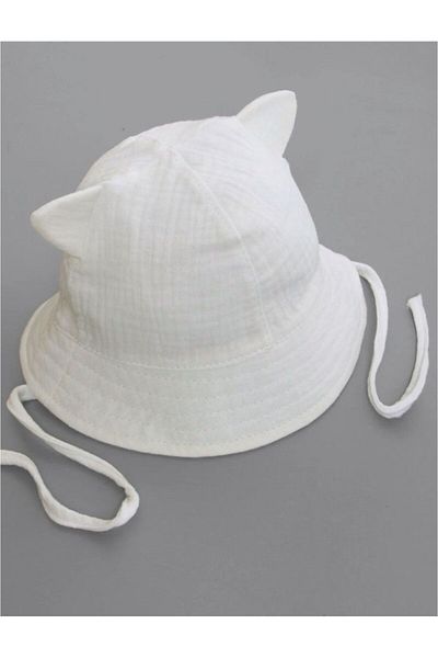 HEREN BUTİK Muslin Hat Baby Kids Hat