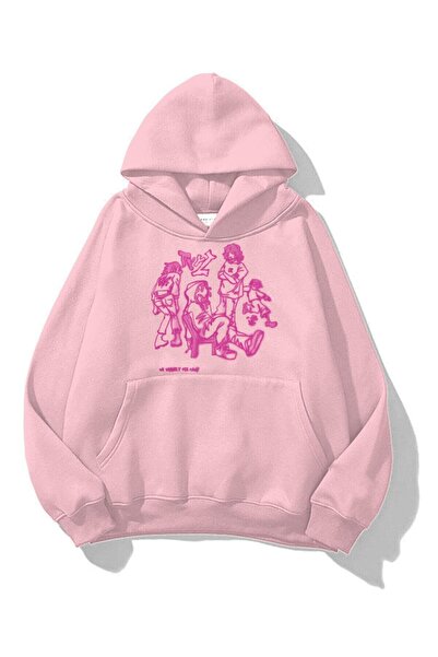 LUMSHİNE Unisex Tyyz Sweatshirt Pink