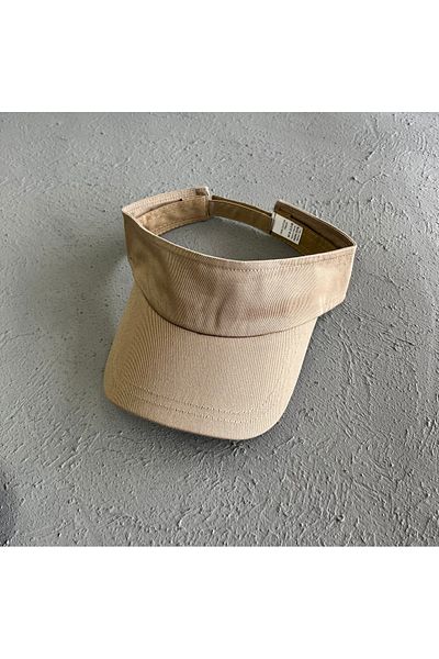 ZERAMİNE Visor Hat Uv Protective Tennis Hat 100% Cotton