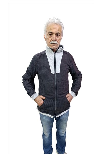 couis Stand Collar Kangoru Pocket Full Zipper