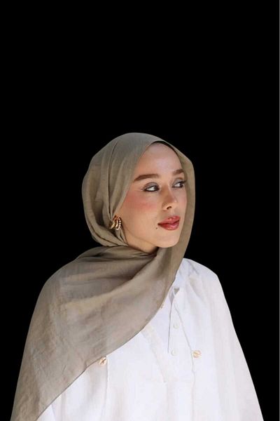 Freeista Antique Beige Cotton Shawl Neo 250507081