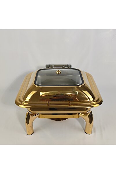 HTH طقم بوفيه من الفولاذ المقاوم للصدأ بتصميم جديد للتسخين الكهربائي التجاري