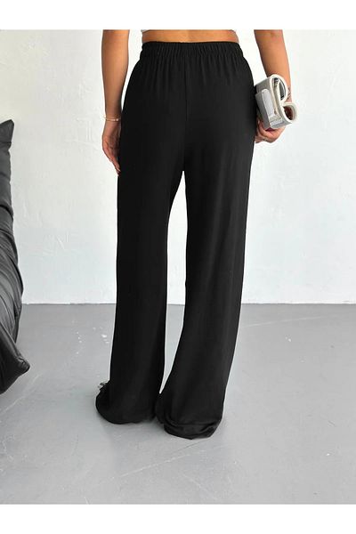 Velista Women's High Waist Wide Leg Linen Trousers