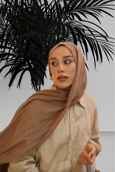 Freeista Dark Mink Cotton Shawl Neo 250507081