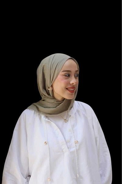 Freeista Antique Beige Cotton Shawl Neo 250507081