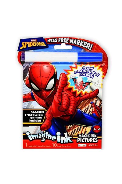 Brands For Less M Spider-Man Imagine Ink Magic Ink Pictures (Value)