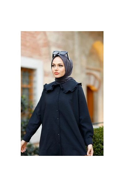 MENESSA Bamboo Craş Scarf Smoked