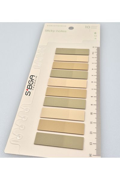 sibga tasarım Transparent Color Bookmark Bookmark Sticker Note Paper 200 Sheets