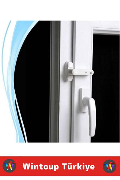 Wintoup Premium Durable Security Kids Room Baby Room Pvc Window Door Shatterproof Safety Lock 4Pcs