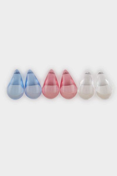 DeFacto Women's 3-Piece Colorful Drop Earrings F4068Axns