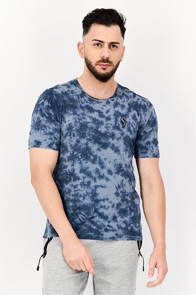 SKECHERS Men Sportswear Fit Short Sleeves Outdoor T-shirt, Multicolor