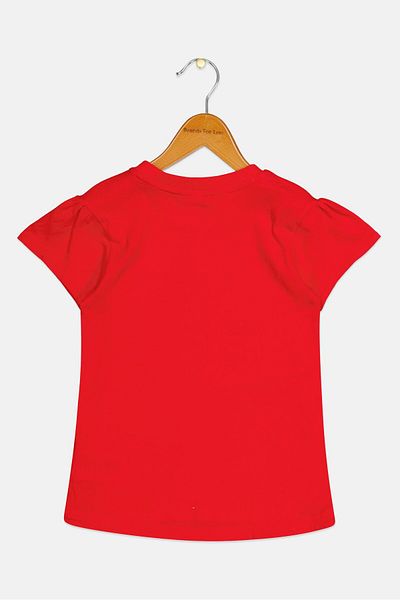 adidas Toddlers Girl 2 Pieces Graphic Print T-Shirt And Short Set, Red
