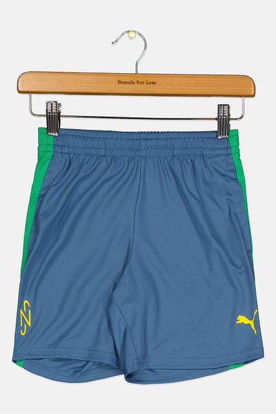 Puma Kids Boy Sportswear Fit Neymar Junior Football Jersey Shorts, Multicolor