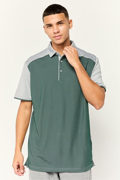 Head Men Sportswear Fit Short Sleeves Outdoor Polo Shirt, Dark Green