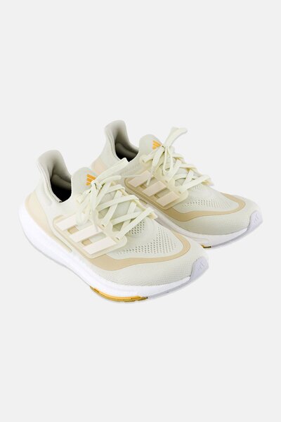adidas Women Ultra Boost Light Lace Up Running Shoes, Ivory