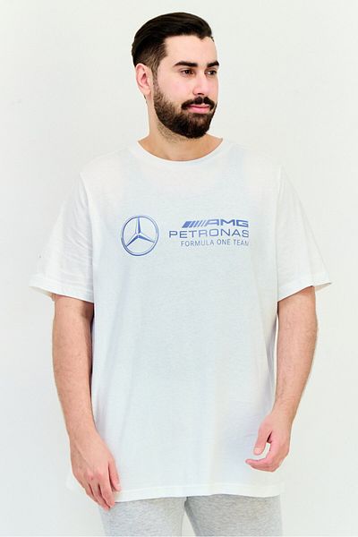 Puma Puma x Mercedes AMG Petronas Men Sportswear Fit Short Sleeves Outdoor T-shirt, White